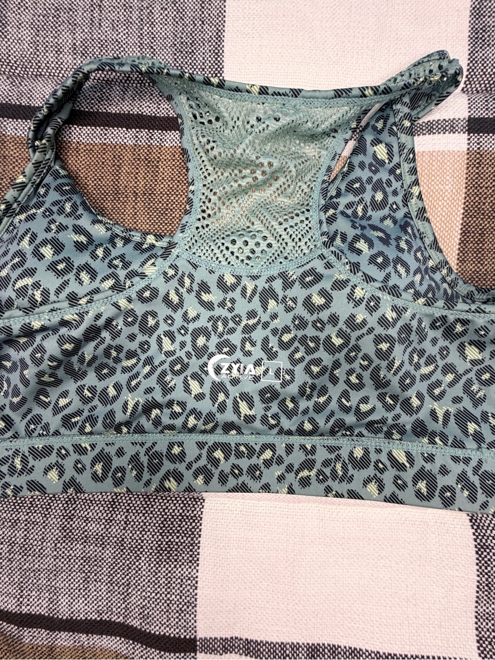 Sky Leopard Bomber Bra - Picture 8 of 9
